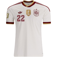 Męska koszulka Hiszpanii Champion Edition wyjazdowa CUBARSÍ #22 - Mundial 2026