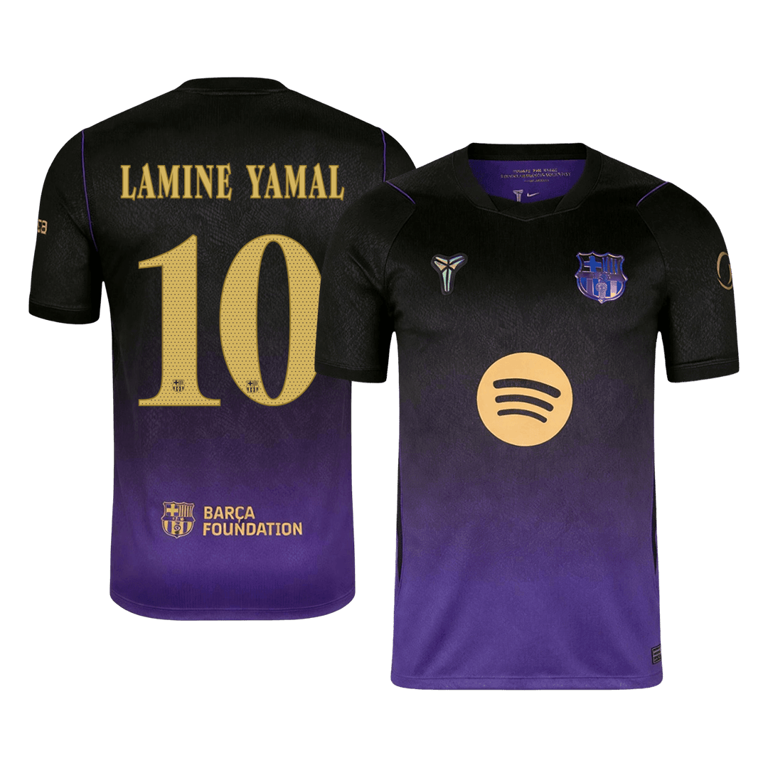 Męska wyjazdowa koszulka FC Barcelony 2026/27 – LAMINE YAMAL #10 (UCL)