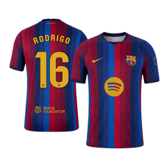 Męska domowa koszulka FC Barcelony 2026/27 – RODRIGO #16 (wersja zawodnicza)