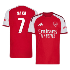 Męska domowa koszulka Arsenalu 2026/27 – SAKA #7 (wersja zawodnicza, UCL)