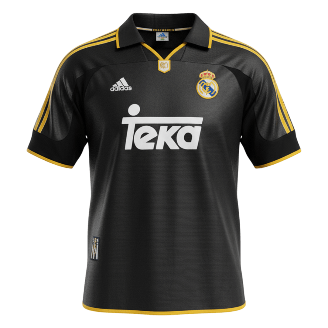 Męska Koszulka Retro Wyjazdowa Real Madrid 1999/01