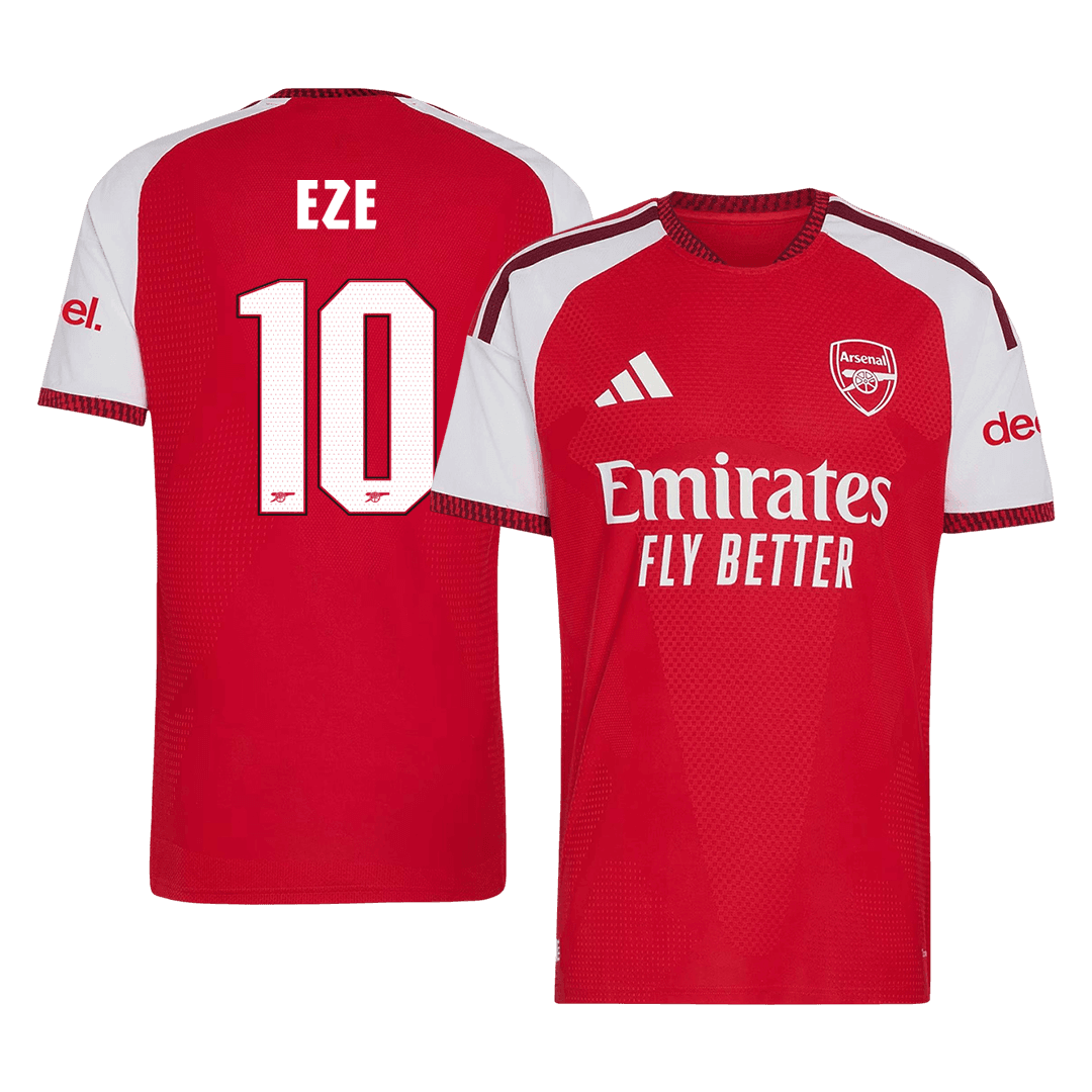 Męska domowa koszulka Arsenalu 2026/27 – EZE #10 (wersja zawodnicza, UCL)