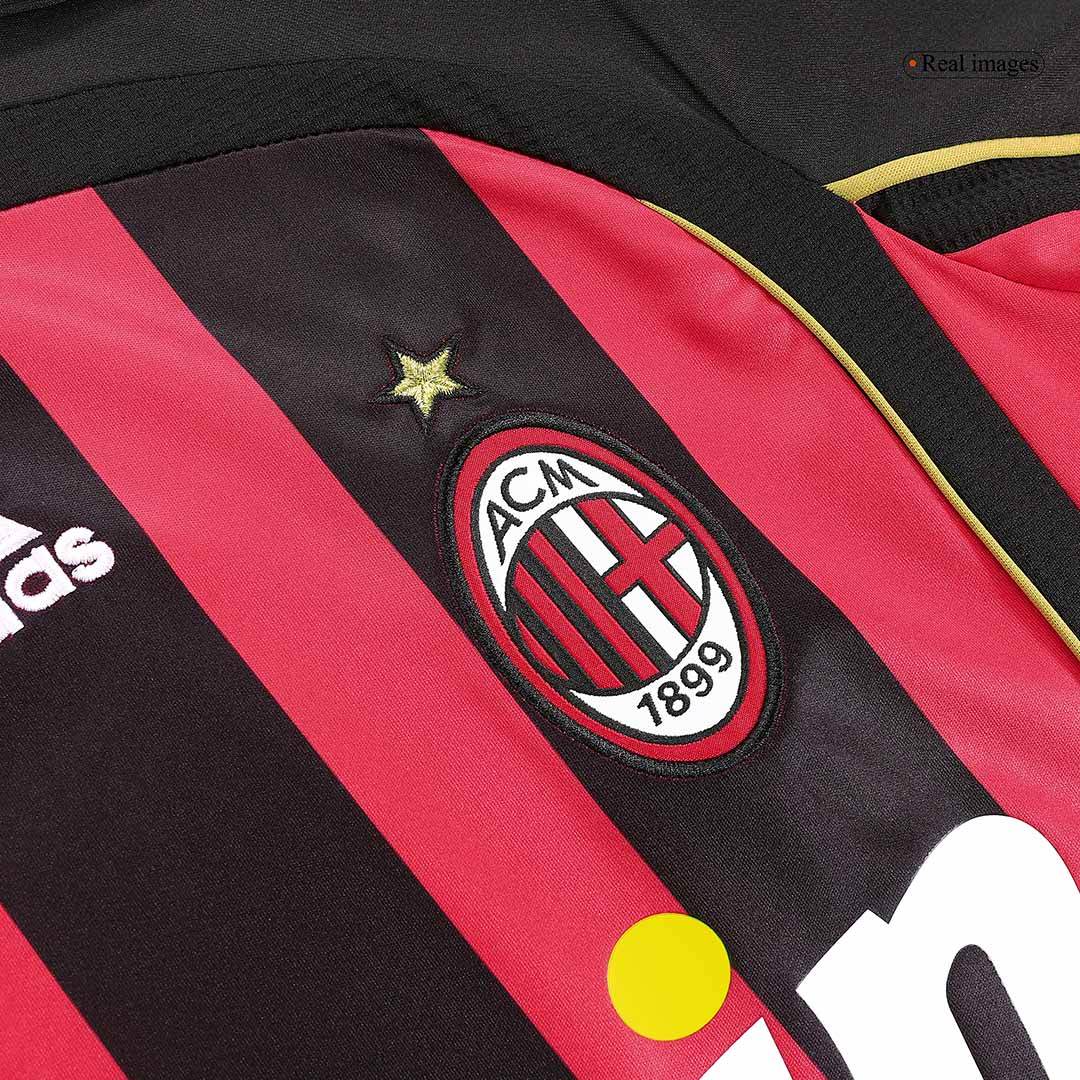 Męska koszulka piłkarska z długim rękawem Retro MALDINI #3 2006/07 AC Milan Home - Topowe Koszulki Pilkarskie Sklep Internetowy