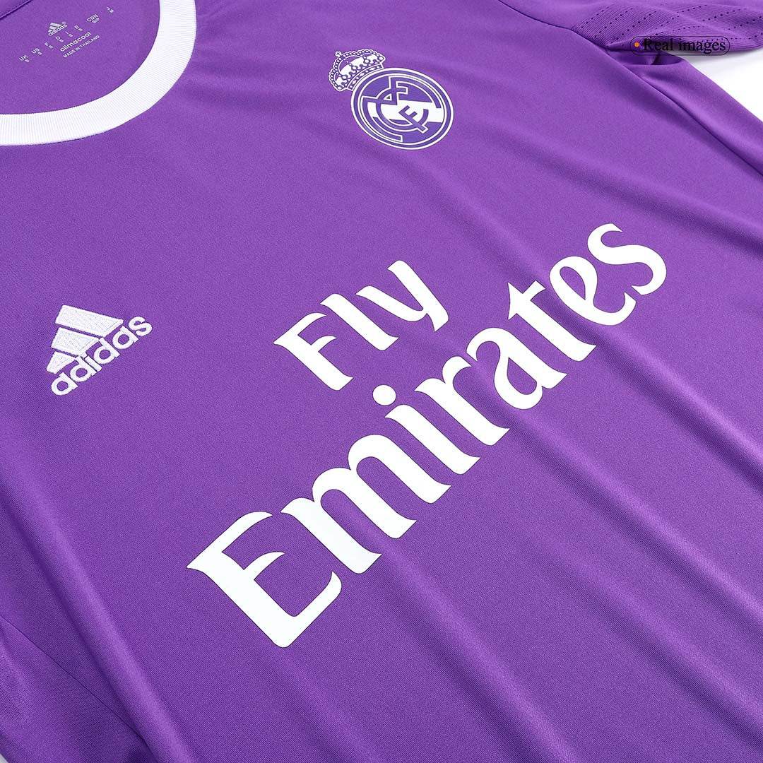 Męska Koszulka Retro Wyjazdowa Real Madrid KROOS #8 2016/17 z Długim Rękawem - Topowe Koszulki Pilkarskie Sklep Internetowy