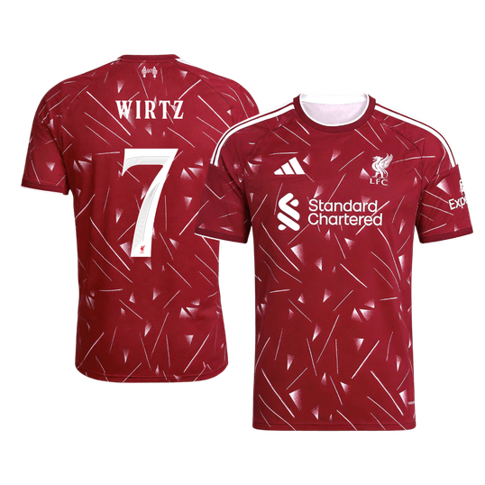 Męska koszulka Liverpoolu domowa WIRTZ #7 wersja zawodnicza 2026/27 - UCL