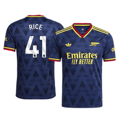 Męska wyjazdowa koszulka Arsenalu 2026/27 – RICE #41 (wersja zawodnicza)