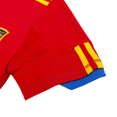 Męska Koszulka Retro Domowa Spain World Cup DAVID VILLA #7 2010 - Topowe Koszulki Pilkarskie Sklep Internetowy