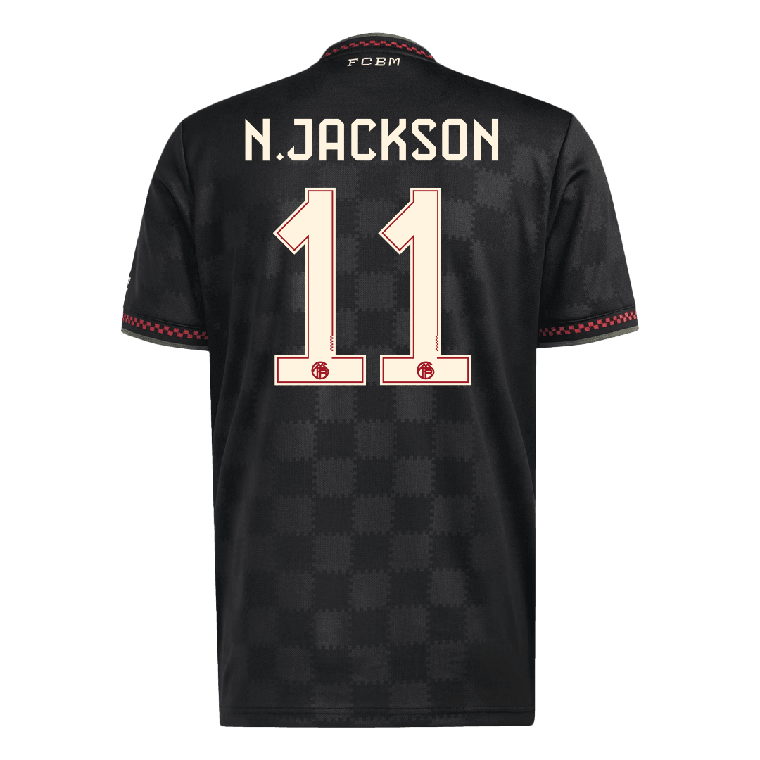 Męska Koszulka Trzecia Wyjazdowa Bayern Munich N.JACKSON #11 2025/26 - Topowe Koszulki Pilkarskie Sklep Internetowy