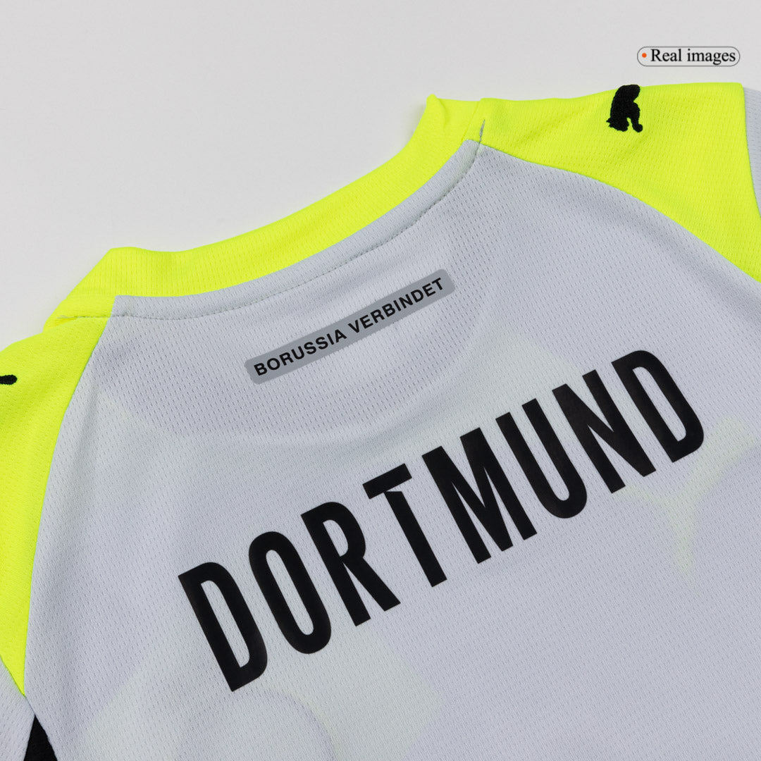 Dziecięcy Zestaw Wyjazdowa Borussia Dortmund (Koszulka+Spodenki) 2025/26