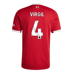 Męska Koszulka Domowa Liverpool VIRGIL #4 2025/26 - Topowe Koszulki Pilkarskie Sklep Internetowy