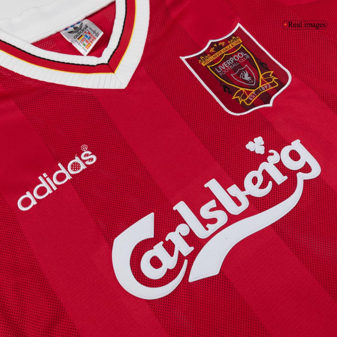 Męska Koszulka Retro Domowa Liverpool 1995/96