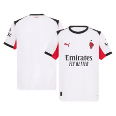 Męska Koszulka Wyjazdowa AC Milan Wersja Piłkarska 2025/26 - Slim Fit - Topowe Koszulki Pilkarskie Sklep Internetowy