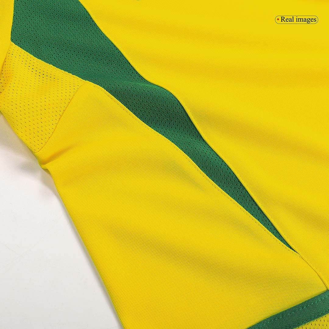 Męska Koszulka Retro Domowa Brazil CAFU #2 2002/03 - Topowe Koszulki Pilkarskie Sklep Internetowy